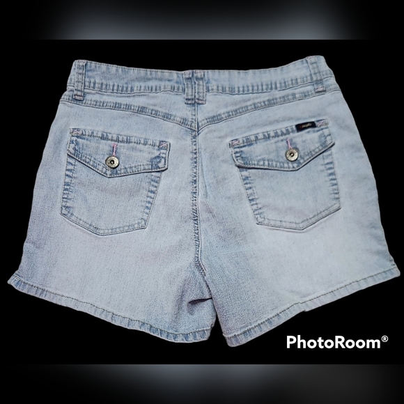 Vintage Y2K Angels Jean shorts, sz 10 - Picture 2 of 5